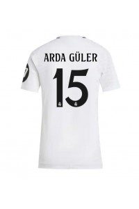 Fotbalové Dres Real Madrid Arda Guler #15 Dámské Domácí Oblečení 2024-25 Krátký Rukáv